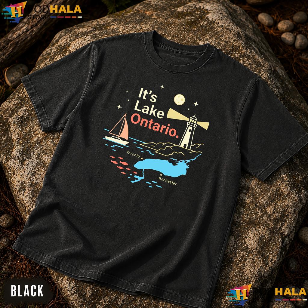 Colorful Fish Lake Ontario Comfort Colors Shirt Lighthouse Sailboat Colorful Fish Lake Ontario Comfort Colors Shirt Lighthouse Sailboat