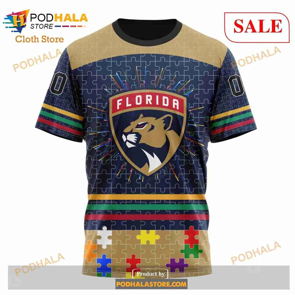 Colorful Florida Panthers 3d Hoodie With Vibrant Panther Design - Product View 6 Colorful Florida Panthers 3d Hoodie With Vibrant Panther Design - Product View 6