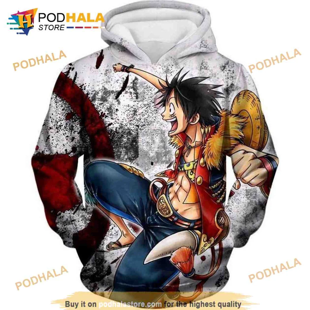 Colorful Pirate Adventure 3d Hoodie Featuring Playful Young Captain Design