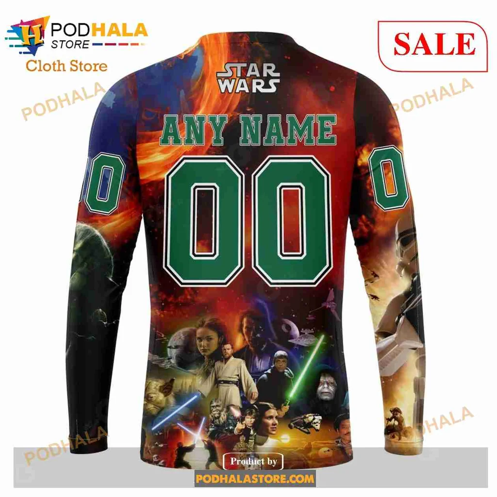 Cool Darth Vader Dallas Stars 3d Hoodie Featuring Stormtroopers And Lightsaber - Product View 5 Cool Darth Vader Dallas Stars 3d Hoodie Featuring Stormtroopers And Lightsaber - Product View 5