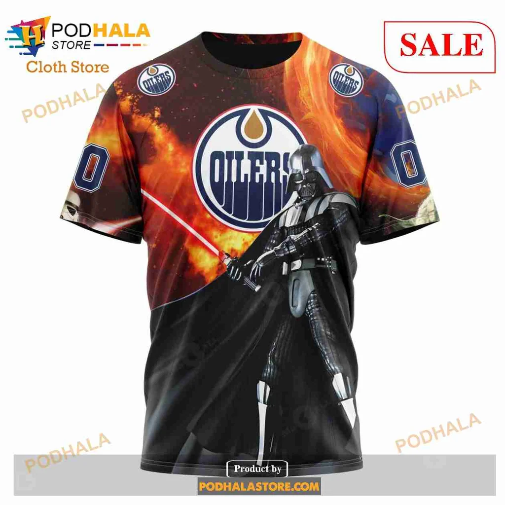 Cool Edmonton Oilers Star Wars 3d Hoodie With Cosmic Darth Vader Design - Product View 6 Cool Edmonton Oilers Star Wars 3d Hoodie With Cosmic Darth Vader Design - Product View 6