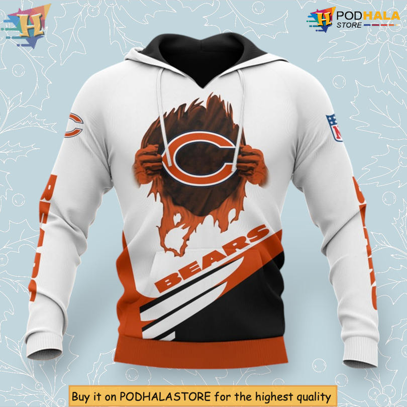 Cool Graphic Concept Chicago Bears Hoodie For Women Football Fashion