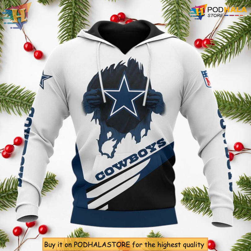 Cool Graphic Edition Dallas Cowboys Womens Hoodie 3D NFL Apparel