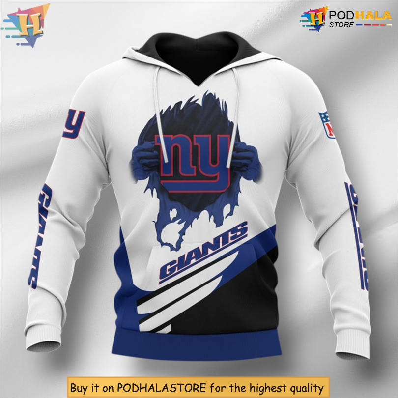Cool Graphic Edition New York Giants Youth Hoodie Bold Fan Sweatshirt