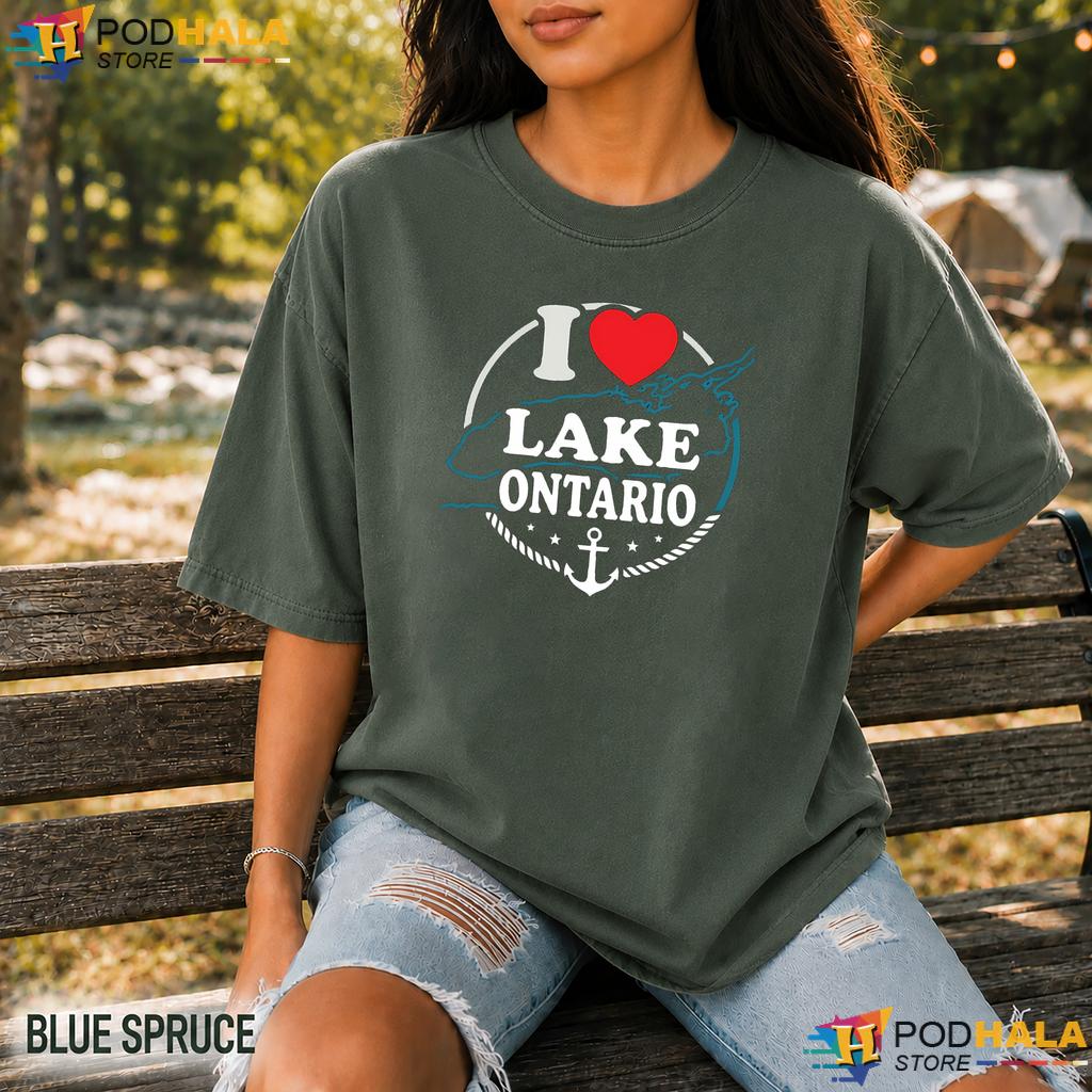 Cool Nautical Lake Ontario Comfort Colors Shirt Love Graphic Apparel Cool Nautical Lake Ontario Comfort Colors Shirt Love Graphic Apparel