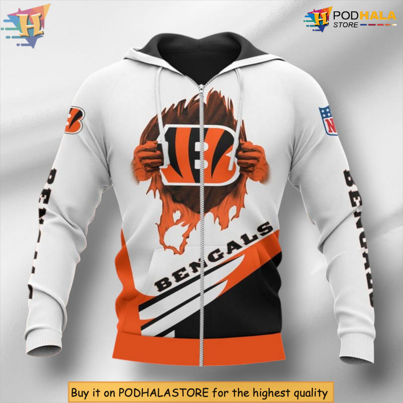 Cool Streetwear Edition Custom Name Cincinnati Bengals Hoodie 3D Design Cool Streetwear Edition Custom Name Cincinnati Bengals Hoodie 3D Design