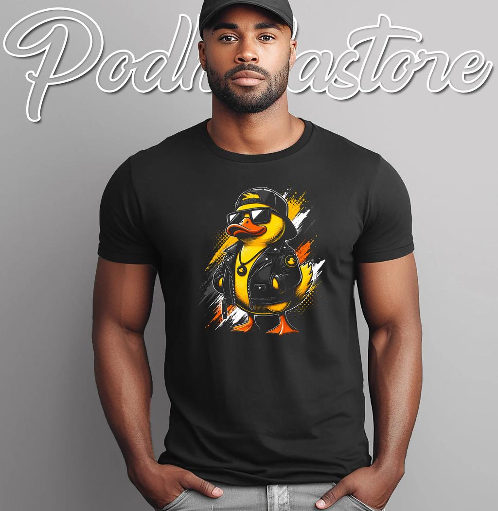 Cool Sunglasses Duck T-Shirt Funny Rubber Duck Graphic Top Animal Lover