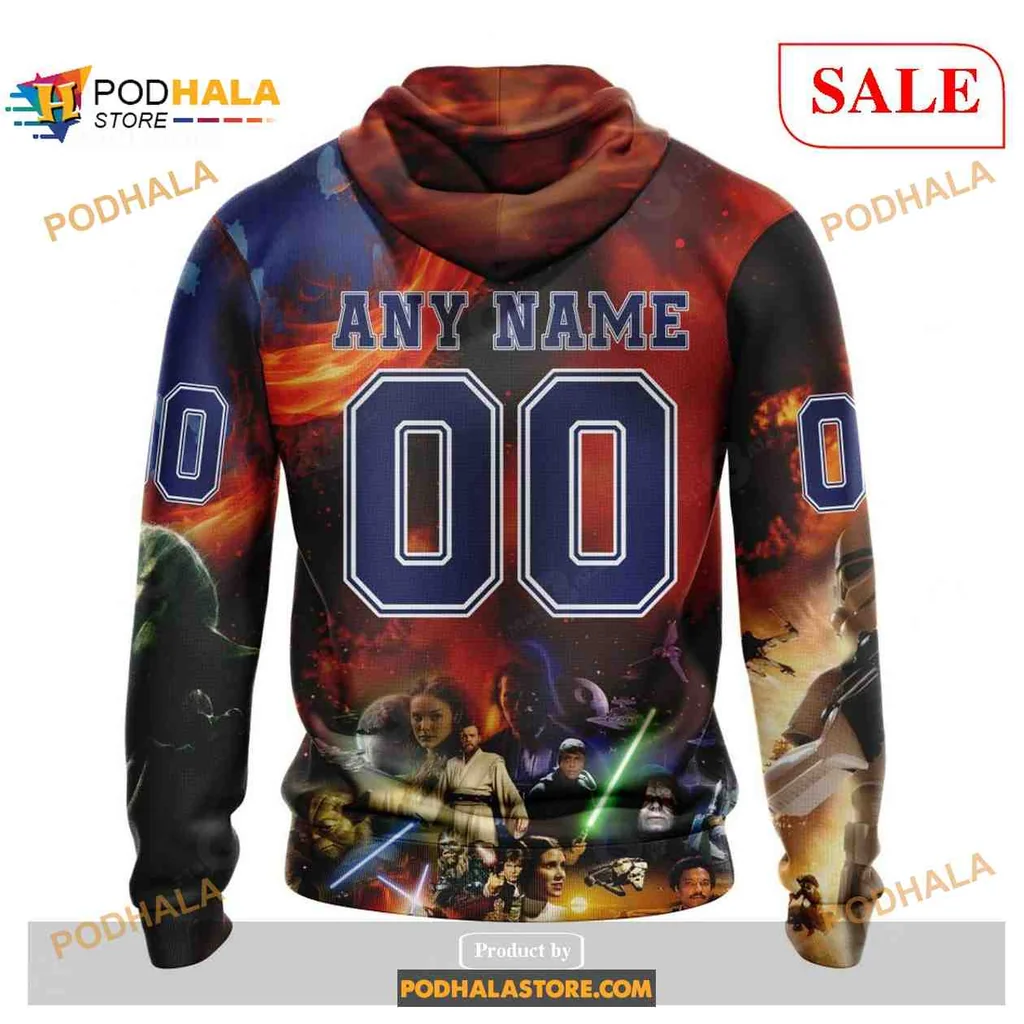Cool Toronto Maple Leafs Star Wars Hoodie Featuring Darth Vader And Stormtroopers - View 1 Cool Toronto Maple Leafs Star Wars Hoodie Featuring Darth Vader And Stormtroopers - View 1