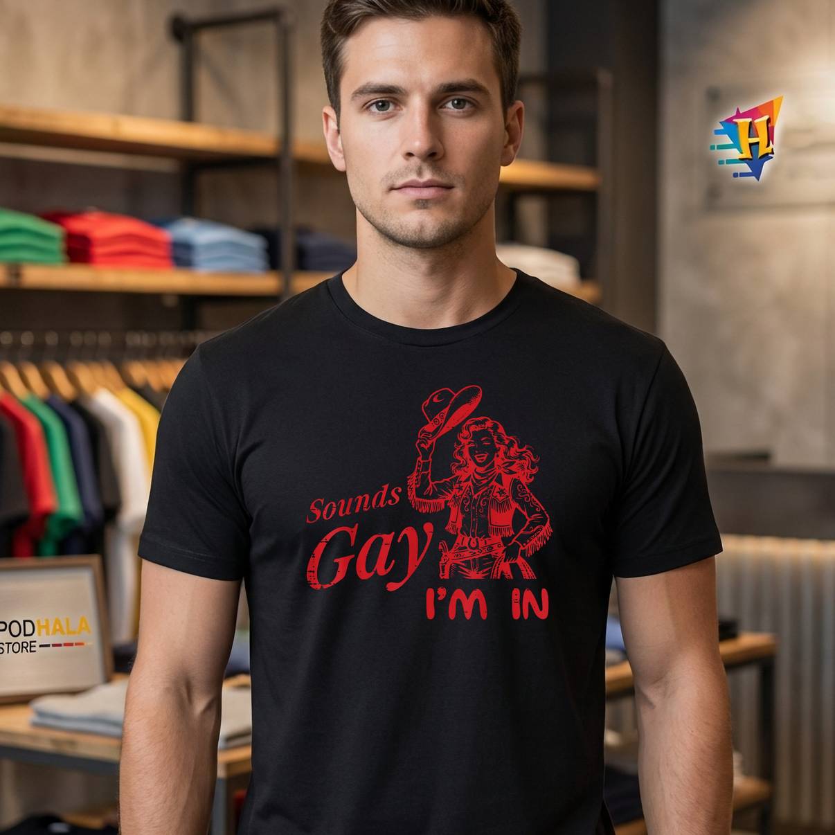 Cowgirl Vintage Sounds Gay Im In Tshirt LGBTQ Pride Lesbian For Mens Cowgirl Vintage Sounds Gay Im In Tshirt LGBTQ Pride Lesbian For Mens
