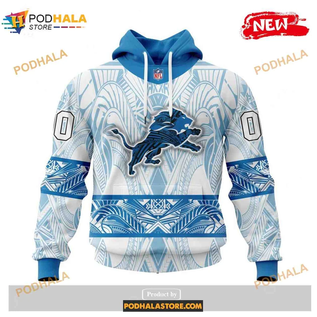 Cultural Detroit Lions Samoa 3d Hoodie Featuring Bold Logo And Patterns
