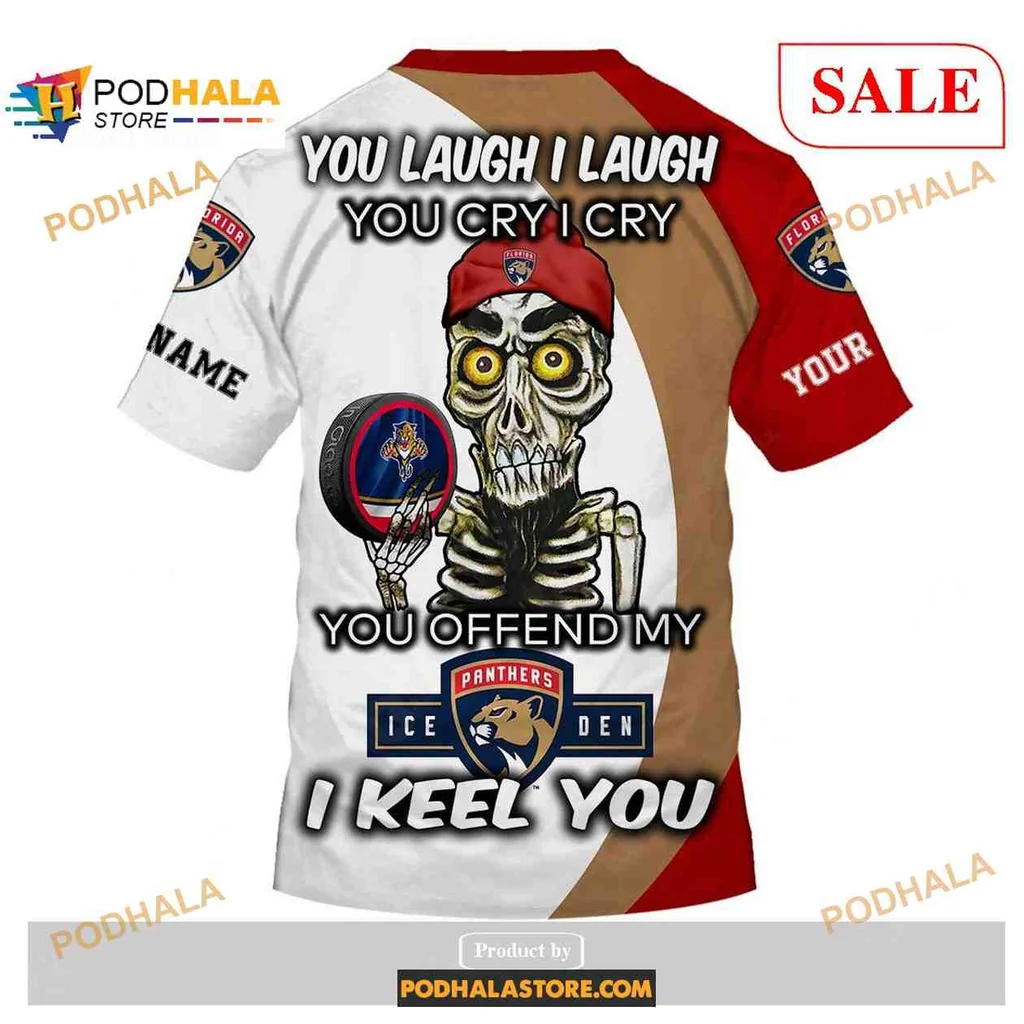 Custom Florida Panthers 3D Print Hoodie, Fierce Logo Sweatshirt With Personalization Custom Florida Panthers 3D Print Hoodie, Fierce Logo Sweatshirt With Personalization