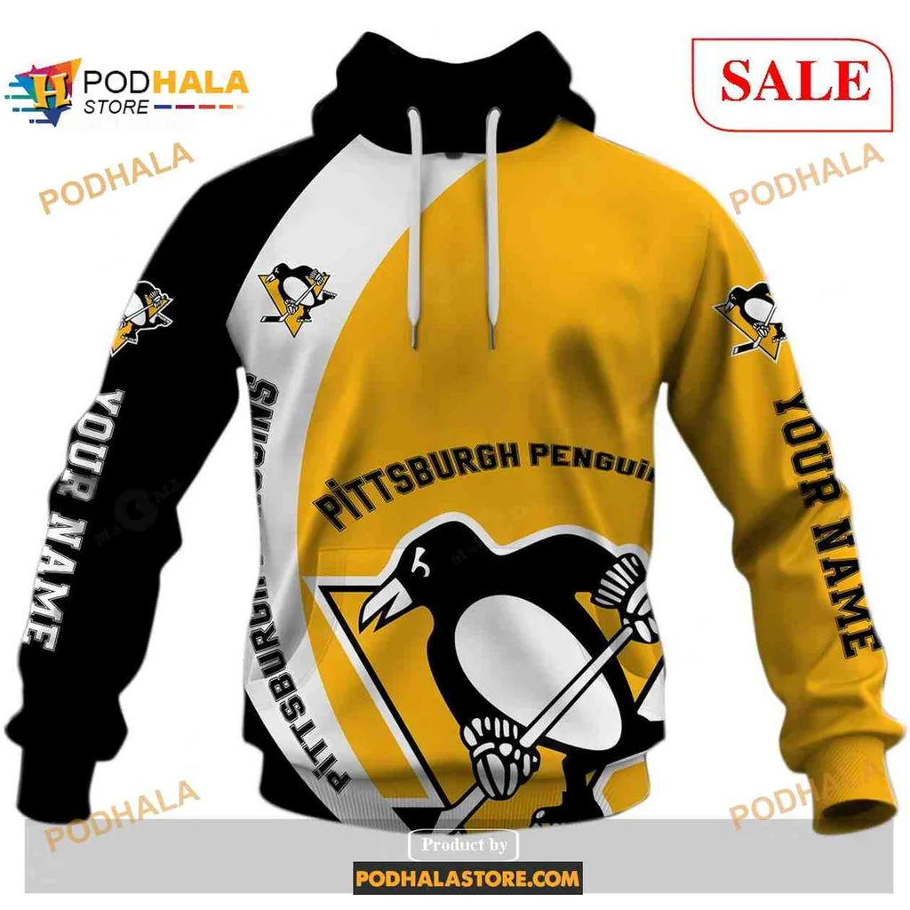 Custom Pittsburgh Penguins 3d Hoodie, Personalized Team Spirit Sweatshirt
