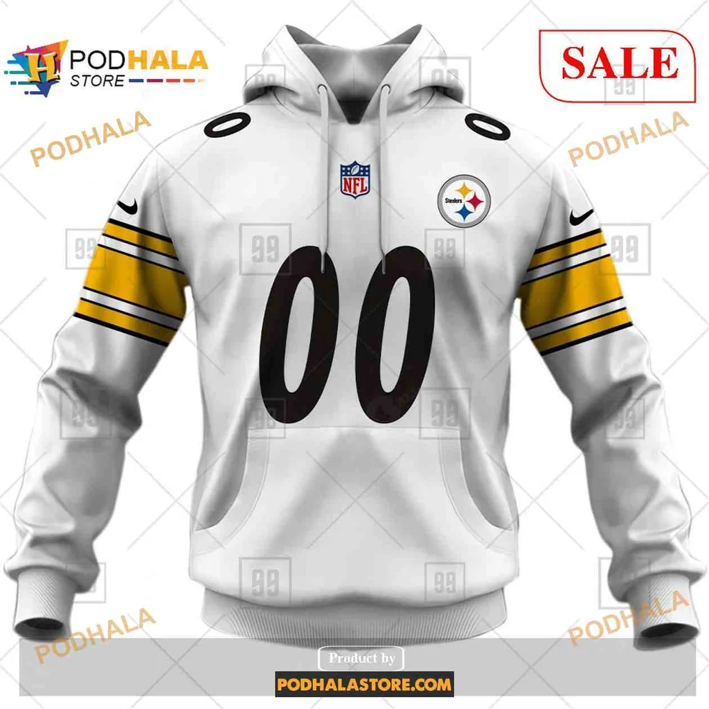 Custom Pittsburgh Steelers 3d Hoodie With Bold Black And Yellow Design