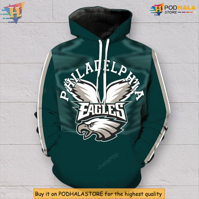 Custom Zip Style Philadelphia Eagles Hoodie 3D NFL Fan Edition