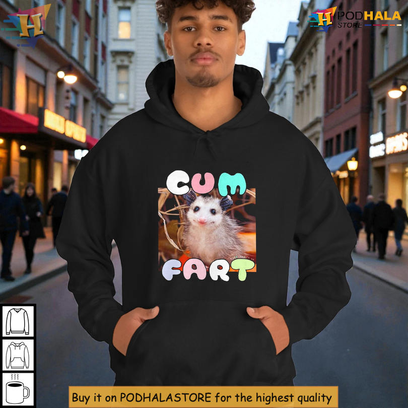 Cute Animal Absurd Humor Graphic Tee Styled With Cumfart Viral Meme Design