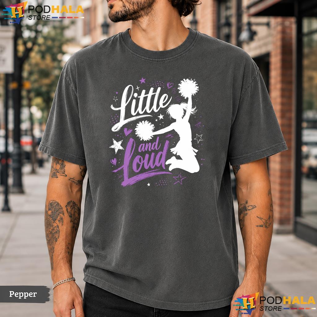 Cute Cheerleader Comfort Colors T-Shirt Women Cheering Art Graphic Apparel