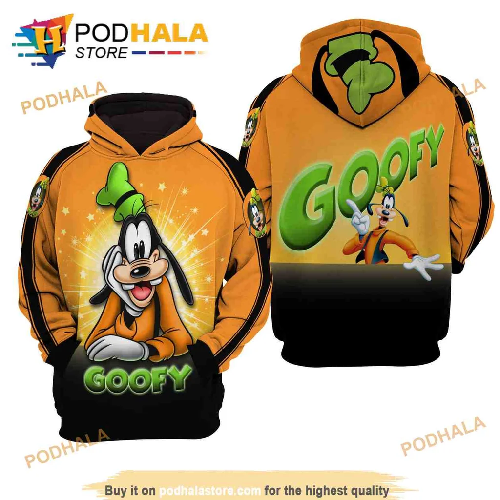 Cute Goofy Disney 3d Hoodie Featuring Cheerful Design For Christmas 2023