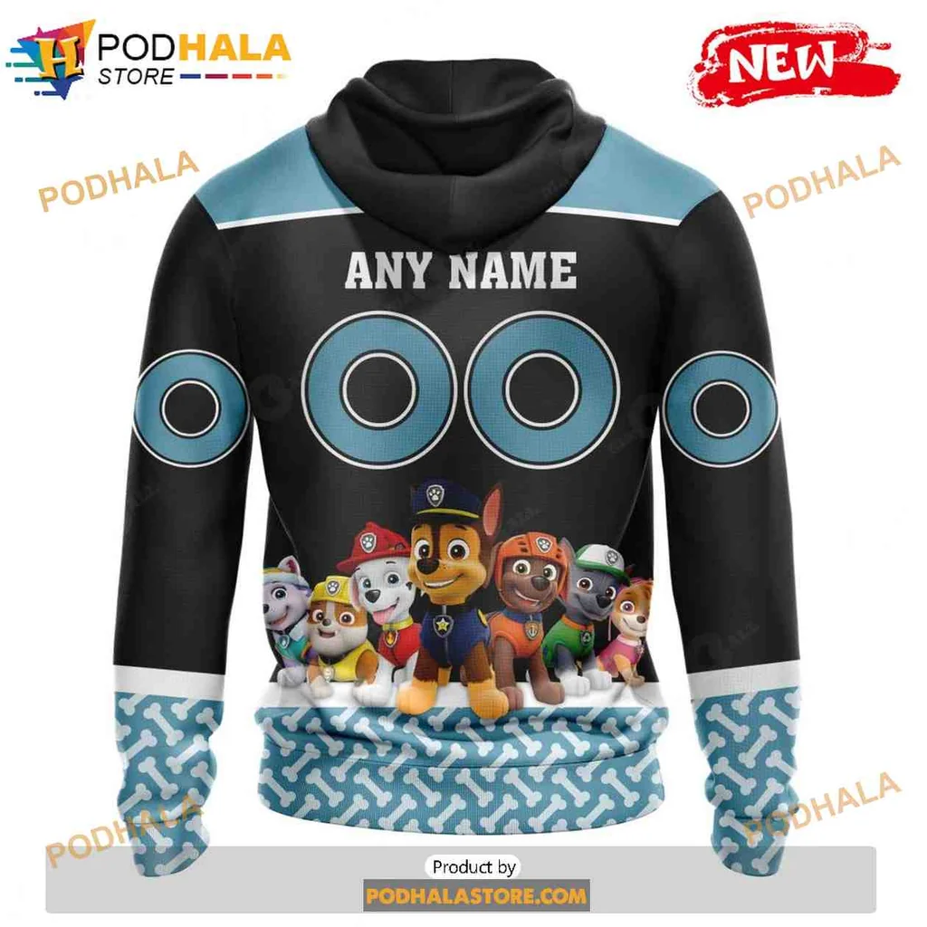 Cute Paw Patrol Seattle Kraken All Over Print Hoodie Featuring Fun Dog Characters Cute Paw Patrol Seattle Kraken All Over Print Hoodie Featuring Fun Dog Characters