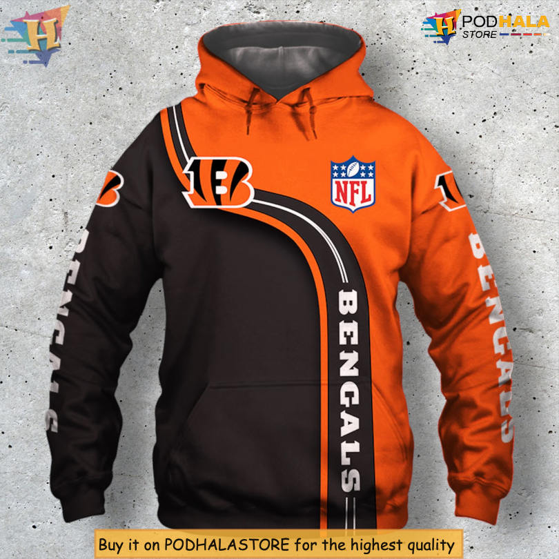 Cute Pullover Gift Edition Cincinnati Bengals Hoodie 3D Zip Up Style