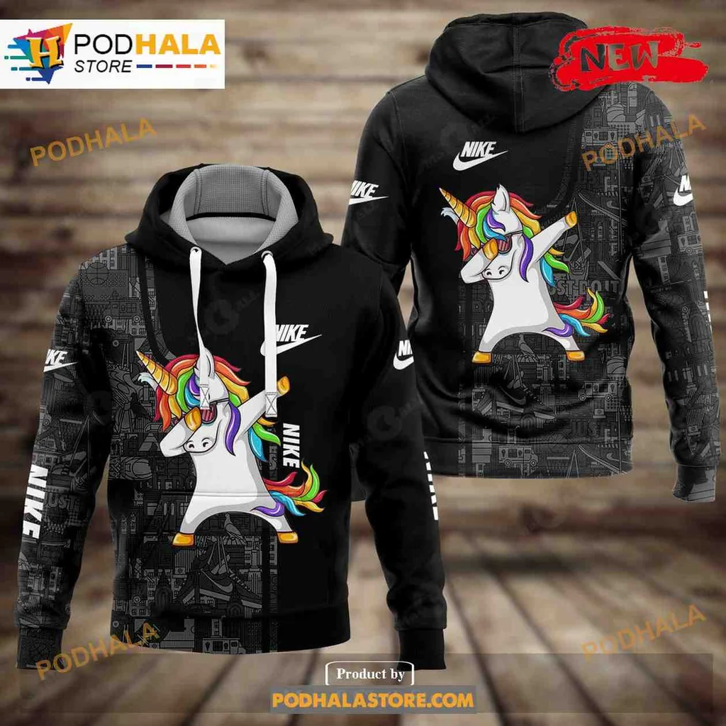Cute Unicorn Rainbow 3d Hoodie Featuring Vibrant Cartoon Design