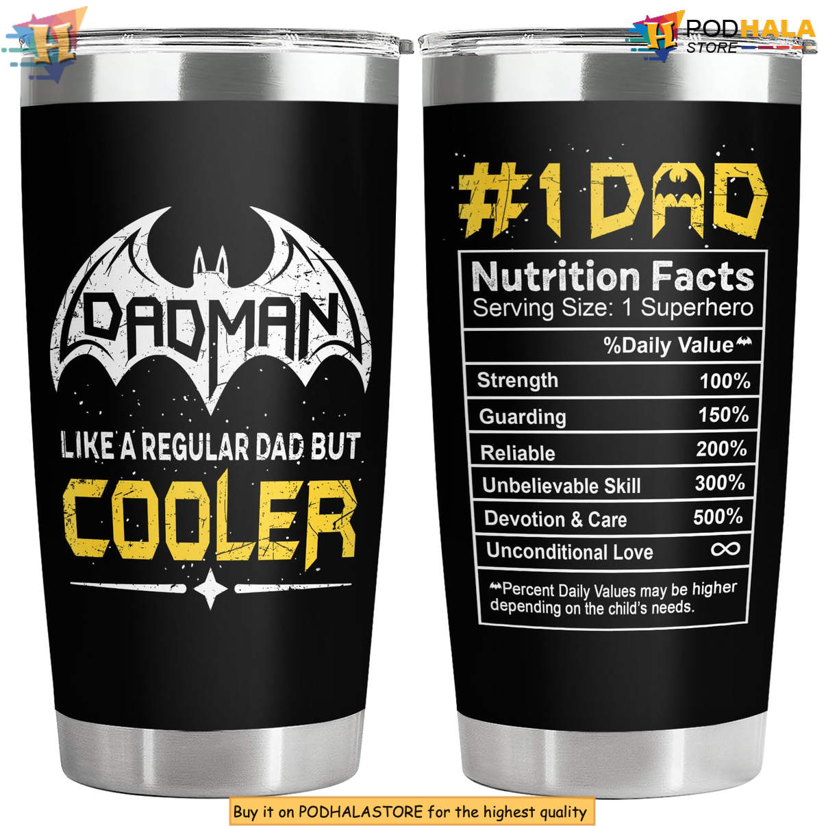 Dadman Like Regular Dad Cooler Tumbler 2026 Father's Day Gift From Daughter