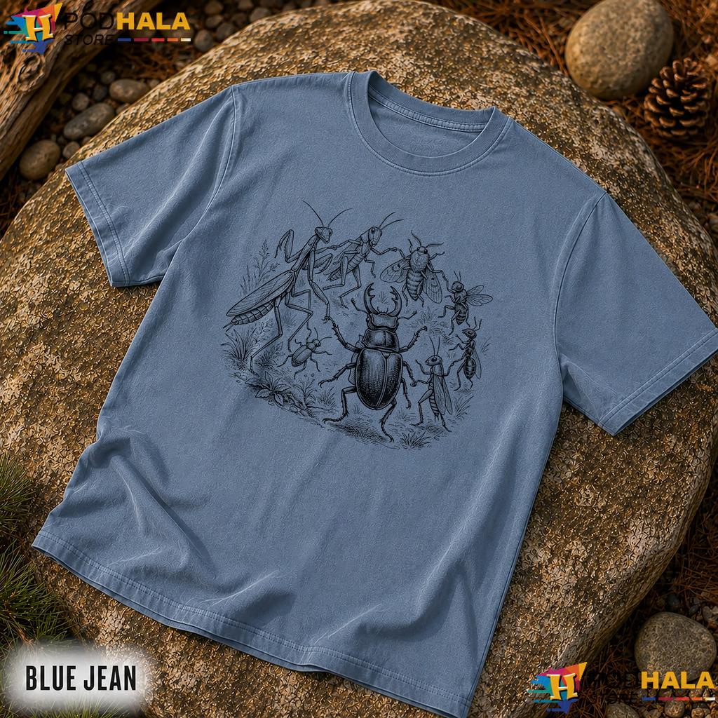Dancing Insects Circle Comfort Colors Shirt Funny Bug Entomology Art Apparel Dancing Insects Circle Comfort Colors Shirt Funny Bug Entomology Art Apparel
