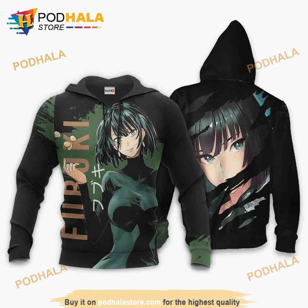 Dark Anime One Punch Man 3d Hoodie Featuring Intense Character Design