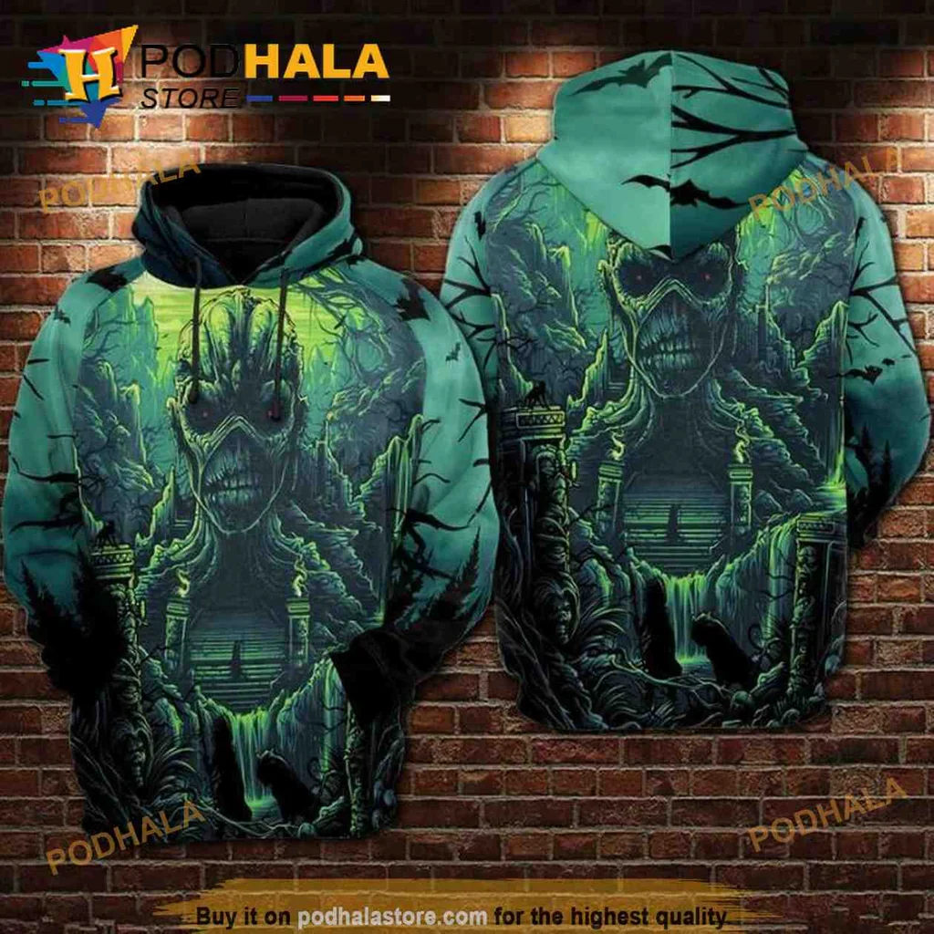 Dark Fantasy Sea Creature 3d Hoodie With Ominous Landscape Design