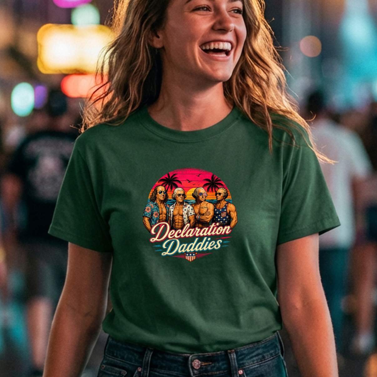 Declaration Daddies Funny Tshirt Historical Presidents Parody Retro Apparel Declaration Daddies Funny Tshirt Historical Presidents Parody Retro Apparel