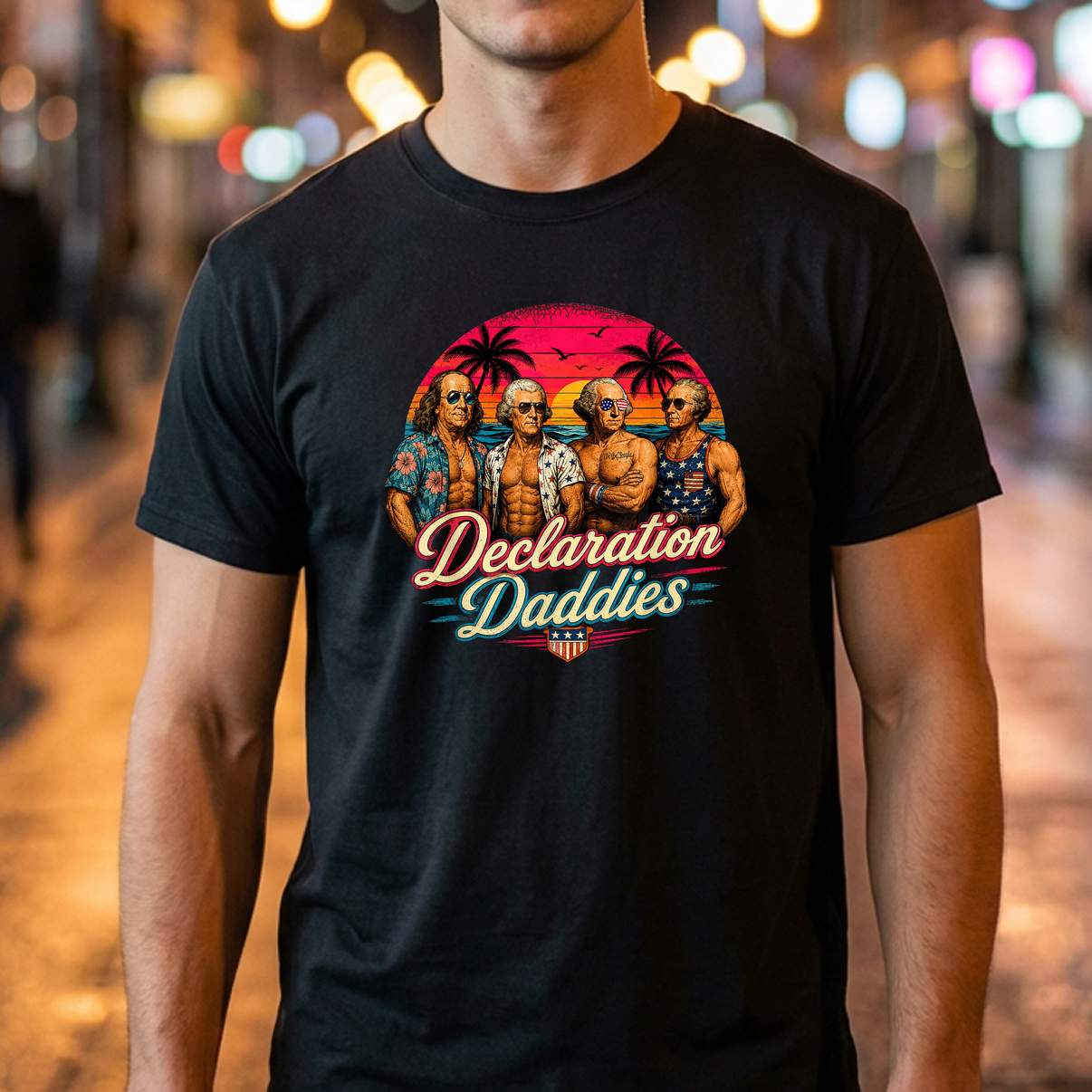 Declaration Daddies Funny Tee Historical Presidents Parody Retro Apparel Declaration Daddies Funny Tee Historical Presidents Parody Retro Apparel