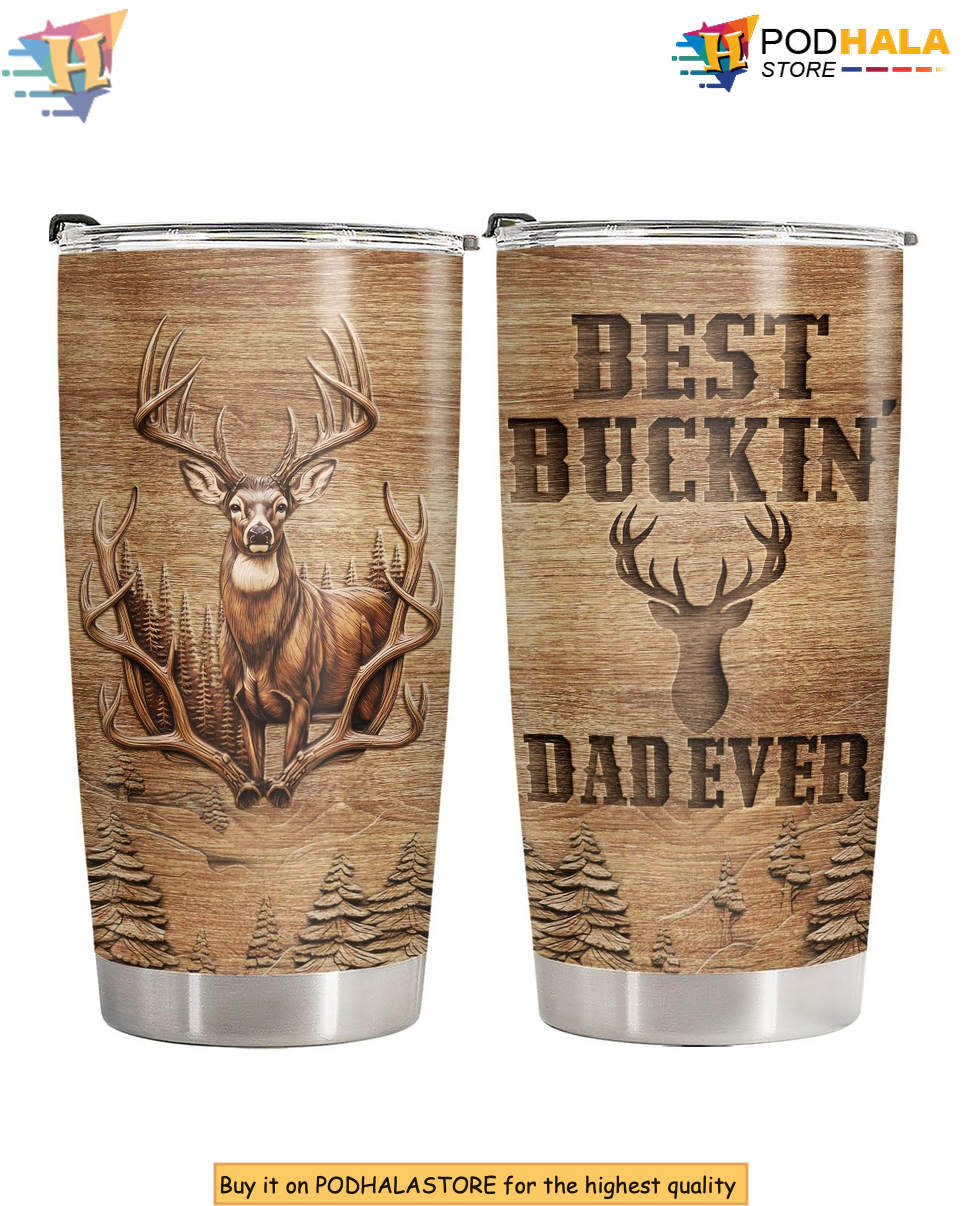 Deer Hunter Wildlife Father's Day Tumbler 2026 Daddy Birthday Gift From Daughter