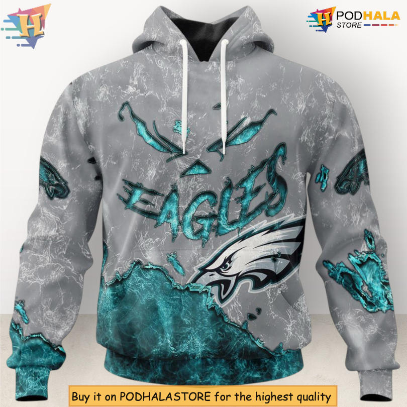 Devil Eyes Artwork Philadelphia Eagles Team Hoodie Unique Fan Gift