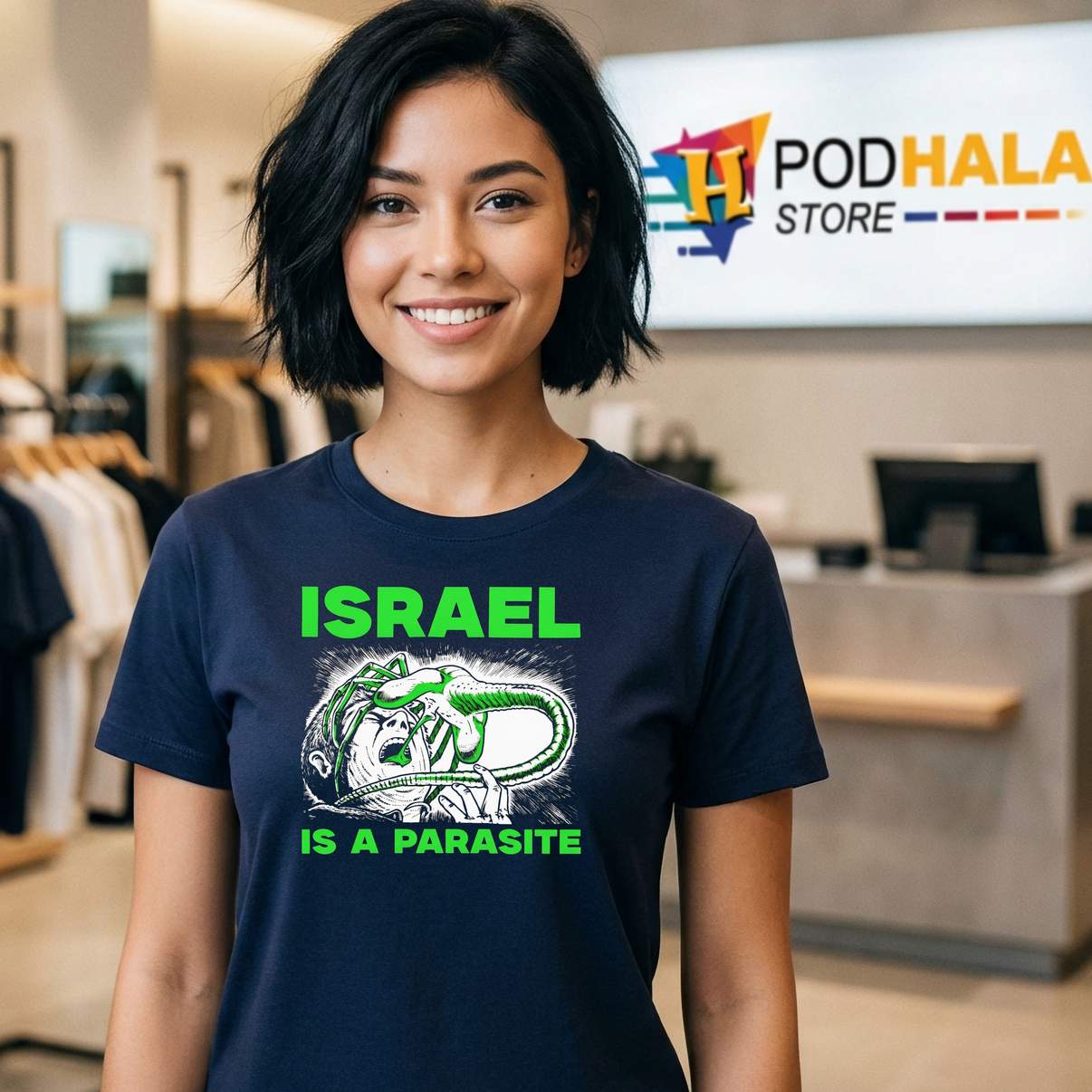 Diablo Macabre Israel Funny T-Shirt Is A Parasite Political Graphic For Mens Diablo Macabre Israel Funny T-Shirt Is A Parasite Political Graphic For Mens