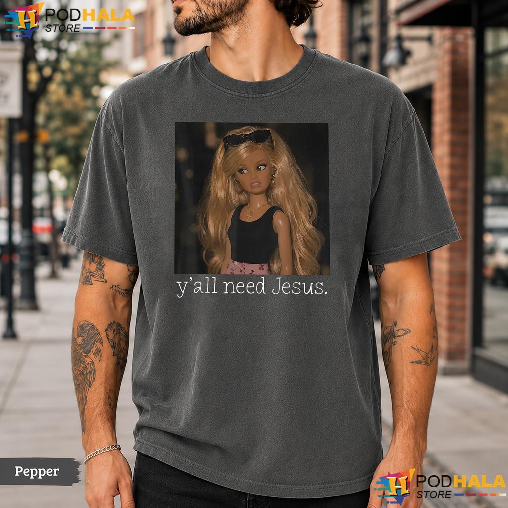 Disgusted Face Jesus Comfort Colors T-Shirt Funny Christian Humor Apparel