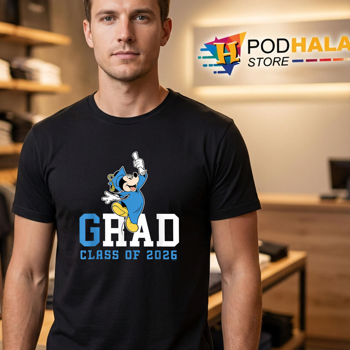 Disney Mickey Mouse Graduation Shirt 2026 Rad Grad Class Of Fan Apparel Gifts