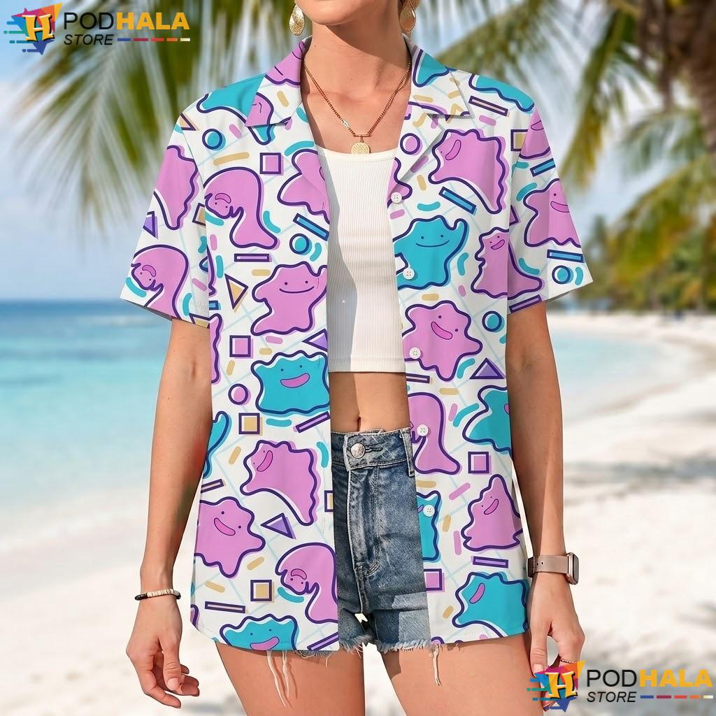 Ditto Tropical Tropical Shirt Cute Summer Beach Vacation Outfit Top Ditto Tropical Tropical Shirt Cute Summer Beach Vacation Outfit Top