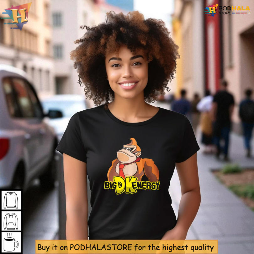 Dk Shirt Featuring Retro Gorilla Design For Fans Of Big Dk Energy Apparel
