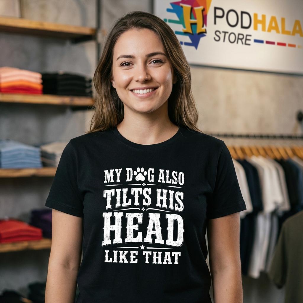 Dog Tilts His Head Shirt Funny Pet Lover Dog Mom Humor Graphic Top Apparel Dog Tilts His Head Shirt Funny Pet Lover Dog Mom Humor Graphic Top Apparel