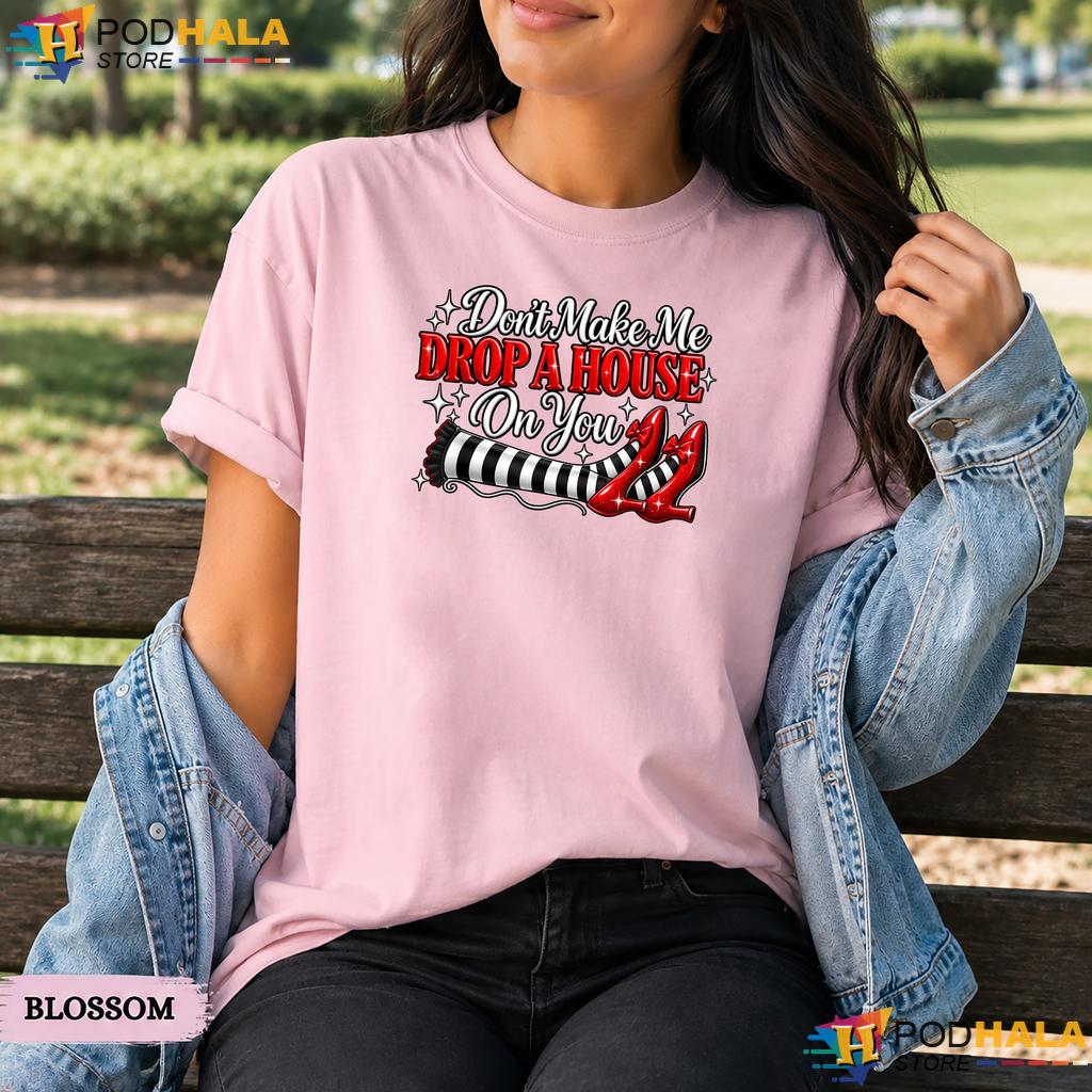 Drop House Women Halloween Comfort Colors T-Shirt Funny Witchy Apparel