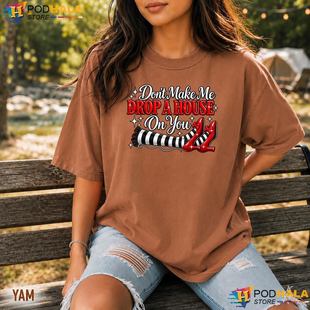 Drop House Women Halloween Comfort Colors Tee Funny Witchy Apparel Drop House Women Halloween Comfort Colors Tee Funny Witchy Apparel