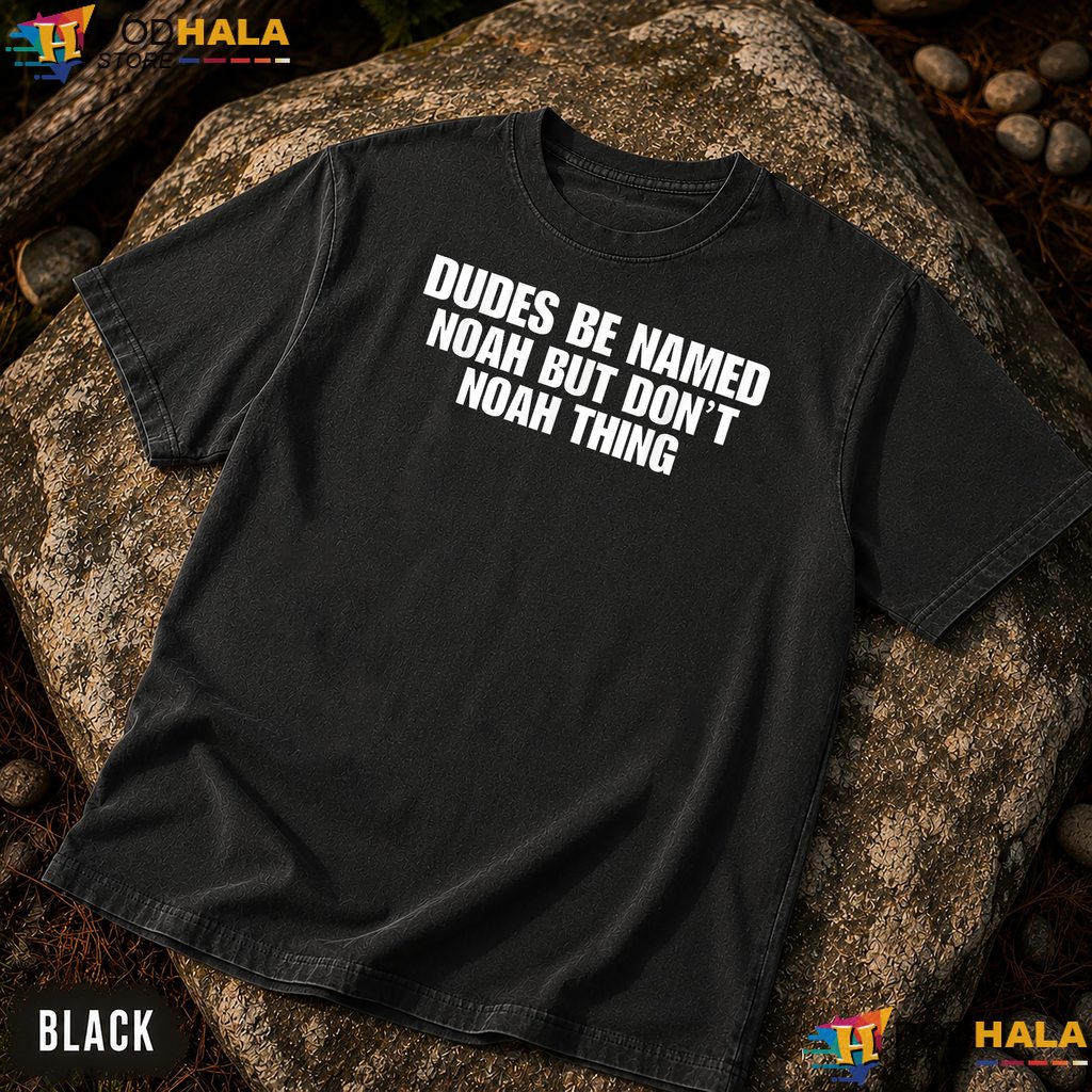 Dudes Named Noah Sarcastic Comfort Colors T-Shirt Funny Name Humor Apparel