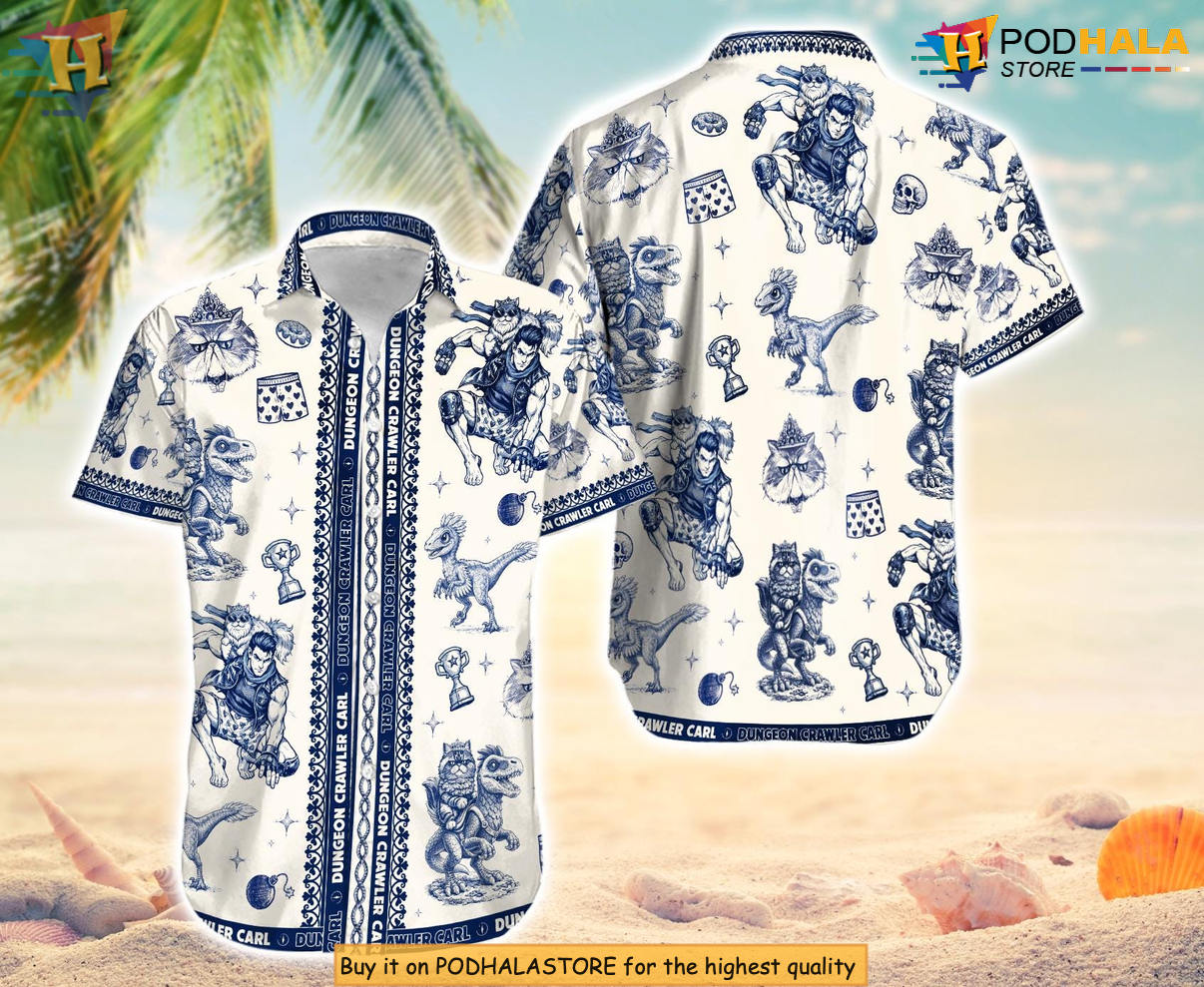 Dungeon Crawler Carl Hawaiian Shirt 2026 Princess Donut Mongo Fantasy Book Gear