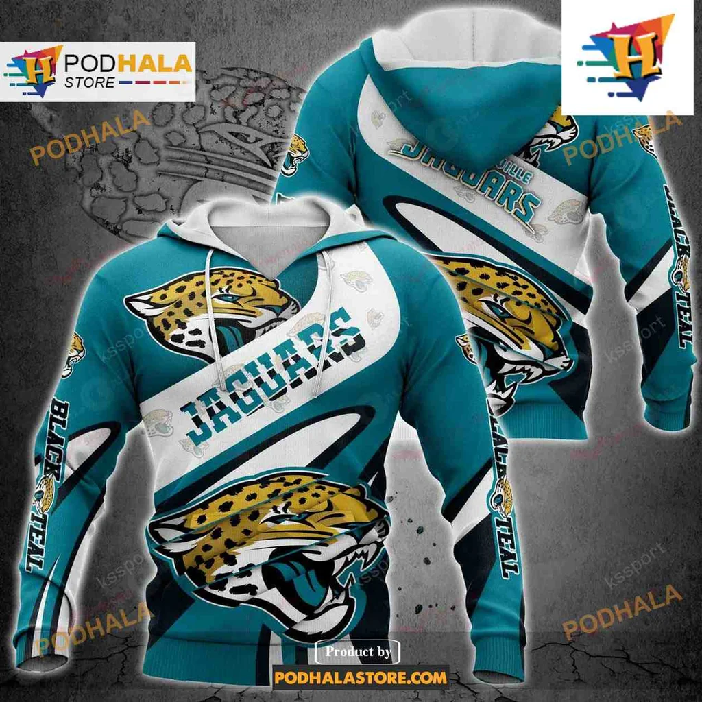 Dynamic Jacksonville Jaguars 3d Hoodie With Bold Jaguar Design