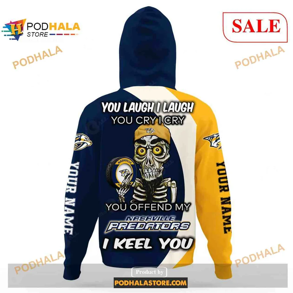 Dynamic Nashville Predators AOP Hoodie, Bold Team Colors And Logo Design Dynamic Nashville Predators AOP Hoodie, Bold Team Colors And Logo Design
