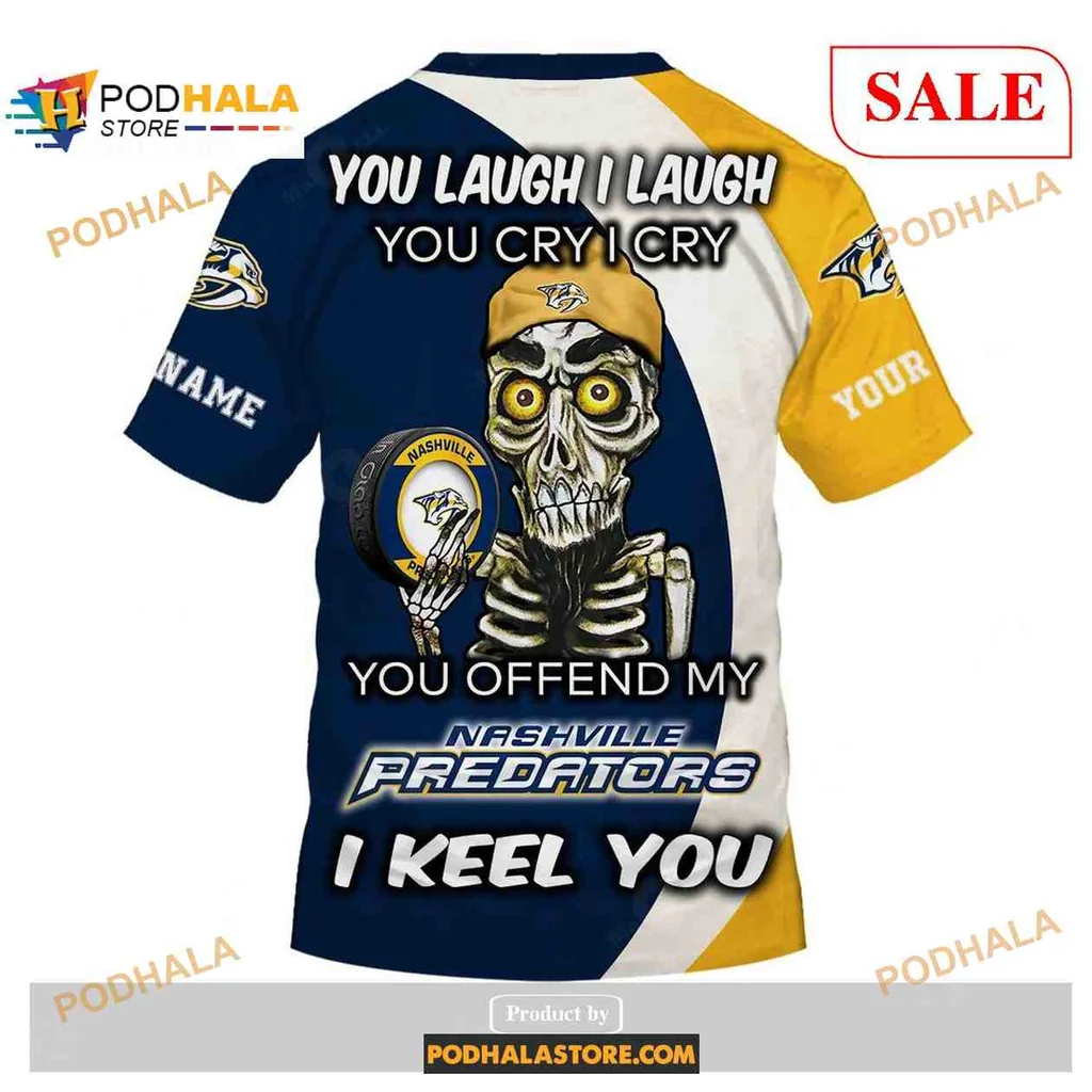 Dynamic Nashville Predators 3D Print Hoodie, Bold Team Colors And Logo Design Dynamic Nashville Predators 3D Print Hoodie, Bold Team Colors And Logo Design