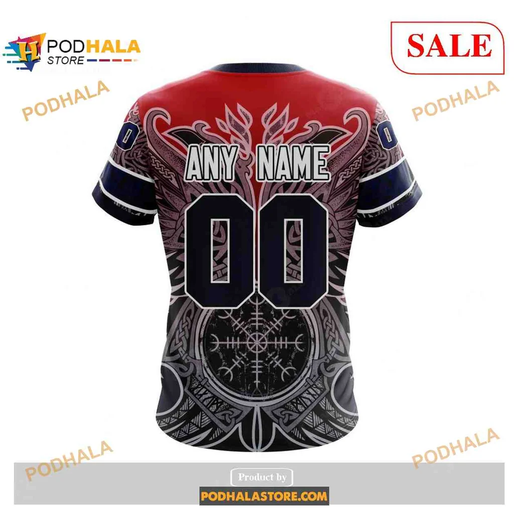 Dynamic Washington Capitals Viking Symbols 3D Hoodie Design Dynamic Washington Capitals Viking Symbols 3D Hoodie Design