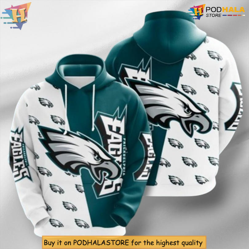 Eagles Sport Style Philadelphia Eagles Hoodies For Men NFL 3D Apparel