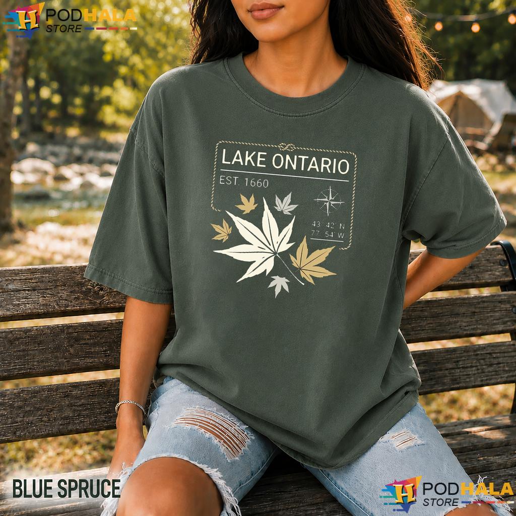 Earthy Coordinates Lake Ontario Comfort Colors Tshirt Est 1660 Apparel Earthy Coordinates Lake Ontario Comfort Colors Tshirt Est 1660 Apparel