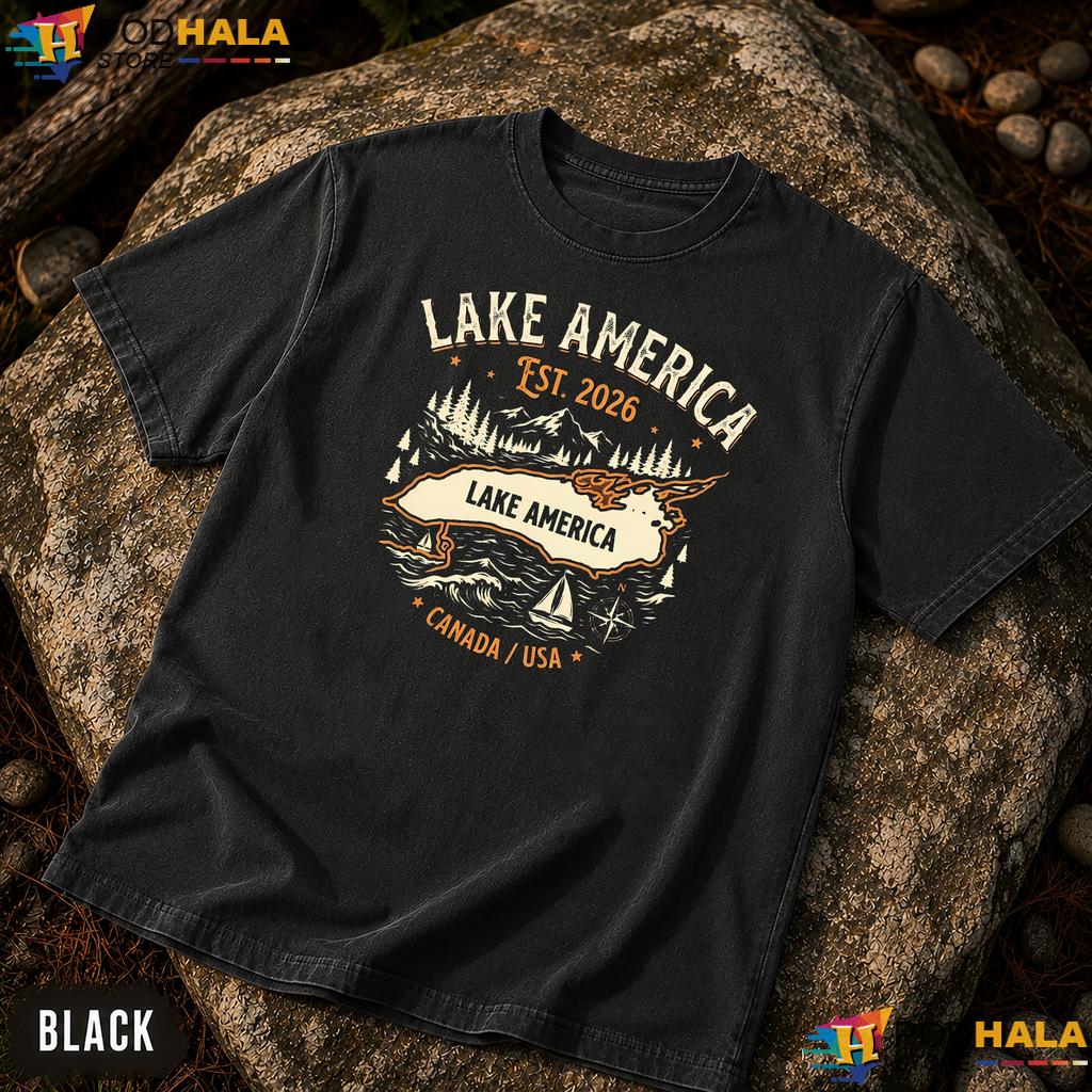 Earthy Funny Lake America Comfort Colors Shirt Outdoor Graphic Top Earthy Funny Lake America Comfort Colors Shirt Outdoor Graphic Top
