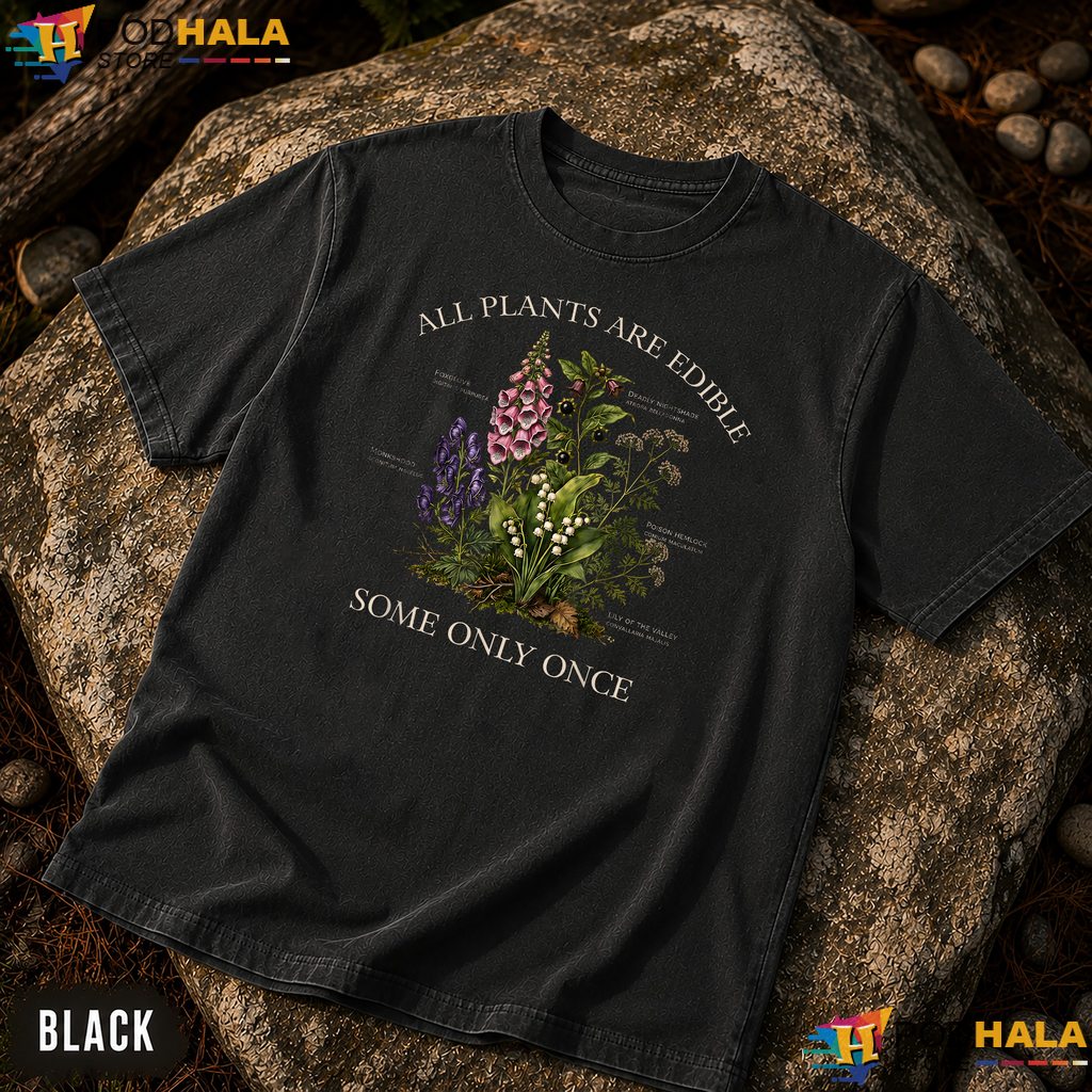 Edible Plants Botany Humor Comfort Colors Shirt Funny Gardening Apparel Edible Plants Botany Humor Comfort Colors Shirt Funny Gardening Apparel